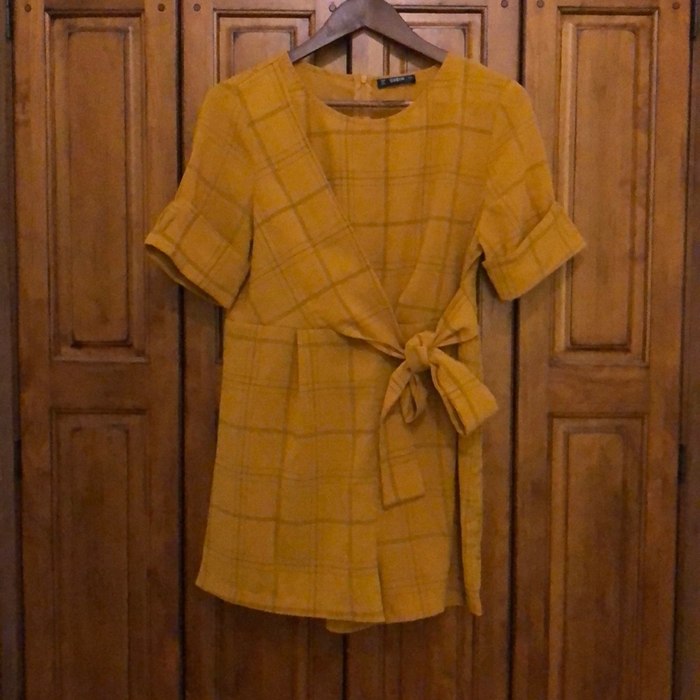 Plaid Romper